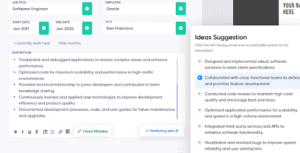 AI-Powered Resume Generation